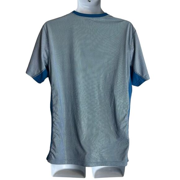 Columbia Omni Shade Athletic Tee Blue Size Medium - Picture 4 of 6